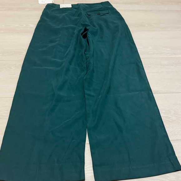 a new day Forest Green Wide-Leg Trousers - Picture 9 of 10